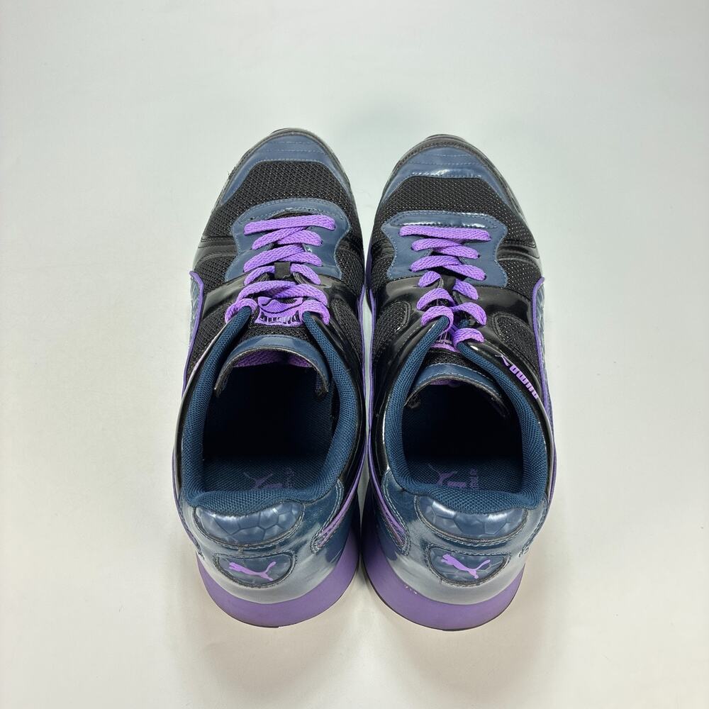 Puma RS100 Opulence Black Denim Purple Lifestyle Sneakers 356846-03 Mens Size 13 - Picture 6 of 11